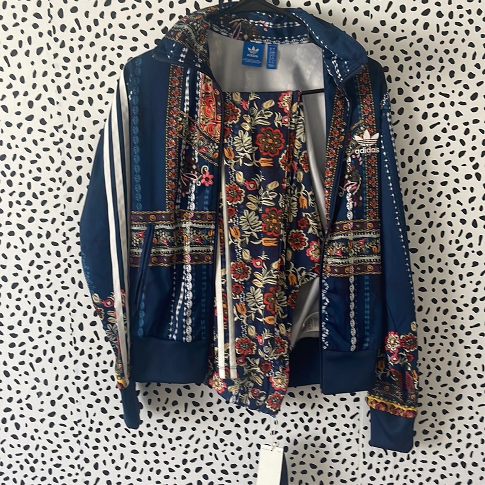 Adidas leggings and jacket.